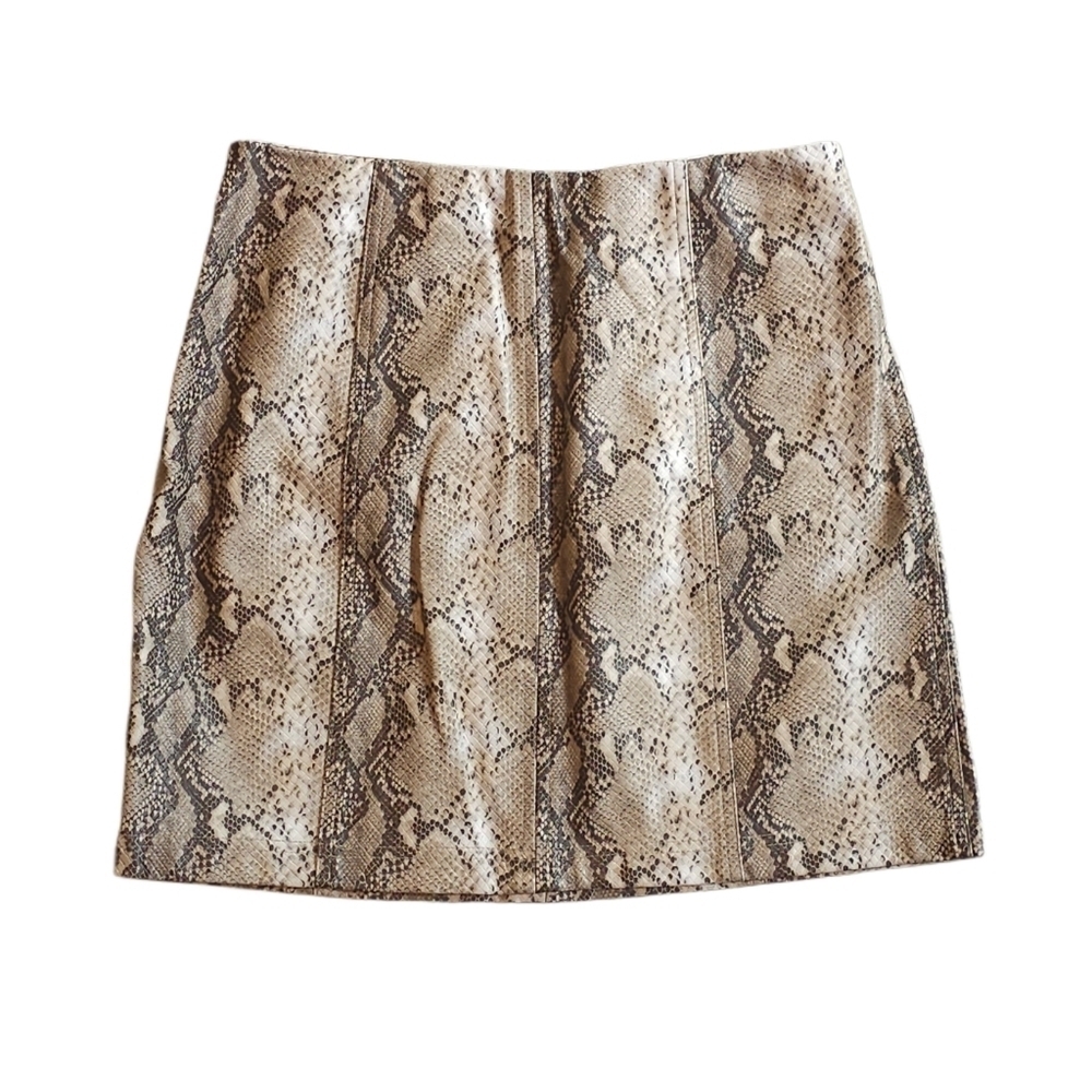 Wild Honey Snake Print Skirt Medium NWT